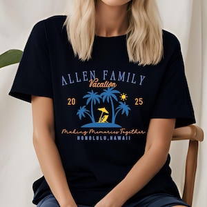 Custom Family Vacation 2025 Shirts, Making Memories Together Family Matching Tshirt, Summer Family Tee, Personalized Family Beach Trip Shirt