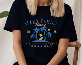 Custom Family Vacation 2025 Shirts, Making Memories Together Family Matching Tshirt, Summer Family Tee, Personalized Family Beach Trip Shirt