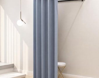 U-Shaped Fitting Room Curtain Rod 100 x 95 cm | Corner Curtain Rail | Boutique Changing Room Hardware | Heavy Duty Metal Rod