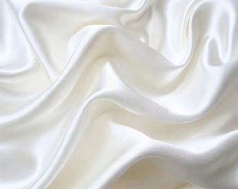 Mulberry Charmeuse Silk Fabric, 19mm, 140cm Wide