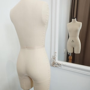 Mini Half Scale Mannequin XS/S, Pinnable PU Base
