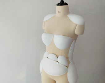 Sewing mannequin Pads Dressform Padding System 17 pcs set Dressform adjusting fitting