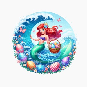 PNG Disegno della sirena di Pasqua