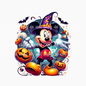 PNG Halloween Mouse Design