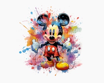 PNG Splash Mickey Design