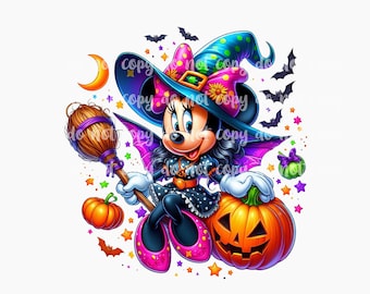 PNG-Halloween-Minnie-Design
