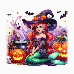 Ontwerp Halloween-prinses png-bestand
