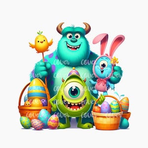 Diseño de Pascua de dibujos animados PNG