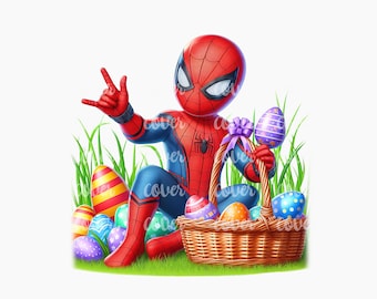 PNG Easter Super Hero Design