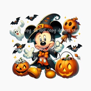 PNG Halloween Mouse Design
