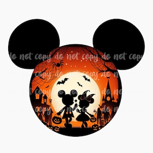 PNG Halloween Mouse Design