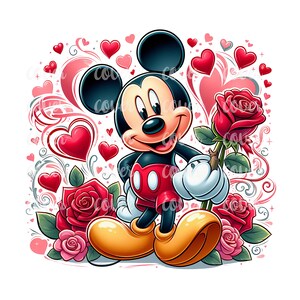 Mickey-ontwerp voor Valentijnsdag