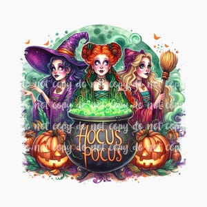 PNG Halloween Witches Design