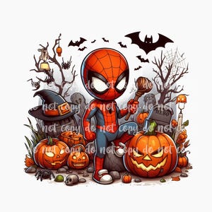 PNG Halloween Super Hero Design