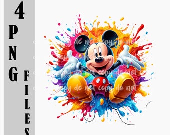 PNG Splash Mouse Design