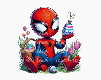 PNG Easter Super Hero Design
