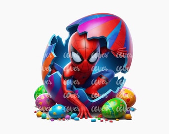PNG Easter Super Hero Design