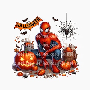 PNG Halloween Super Hero Design