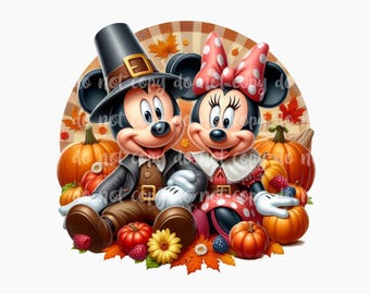 PNG Thanksgiving Mouse Design