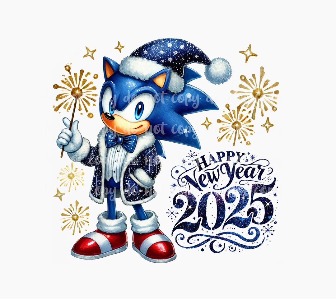 PNG New Year's Eve Cartoon Design - Etsy