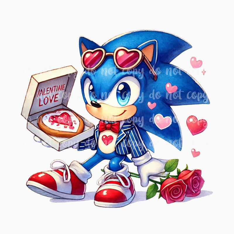 Sonic Valentine - Etsy