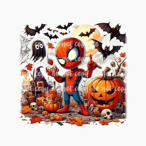 PNG Halloween Super Hero Design