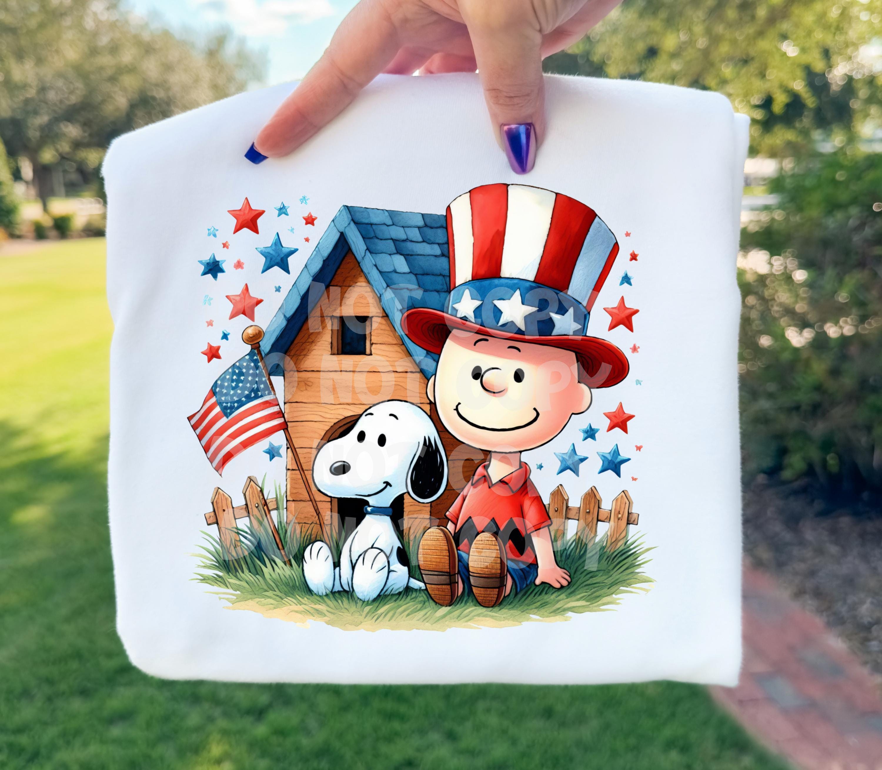 Patriotic Snoopy Decals - Etsy