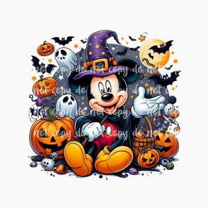 PNG Halloween Mouse Design