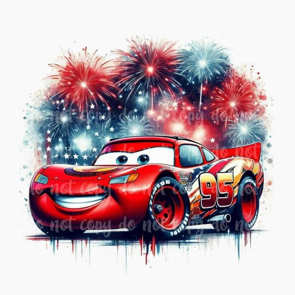 PNG 4th July Independence Day Car Design