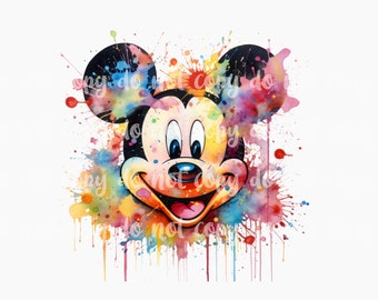PNG Splash Mickey Design