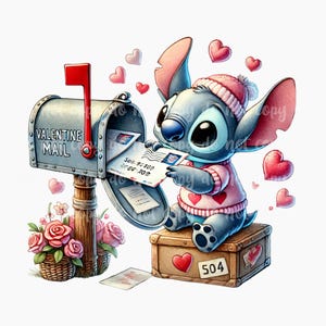 PNG Cuori di San Valentino Design dei cartoni animati
