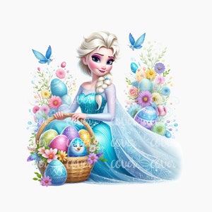 PNG Prinzessin Ostern Design