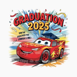 Diseño de coche de graduación PNG