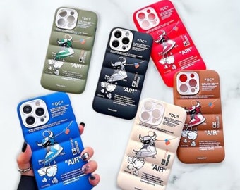 Air Sneaker Puffer Phone Cases für iPhone 14 Pro Max / 14 Pro / 13 Pro Max / 13pro