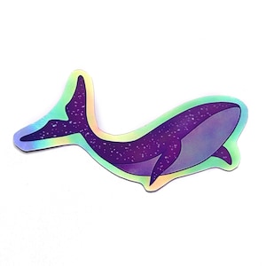 BTS Purple Whale Sticker
