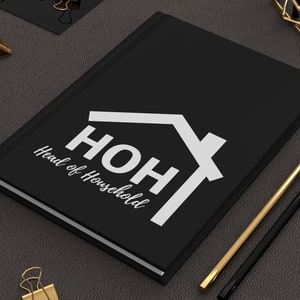 Big Brother TV Show Journal, Head of Household Notebook, Big Brother HOH Journal, Power of Veto, Big Brother Show, Big Brother Super Fan