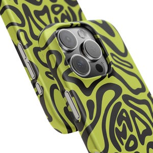 Lando Norris Helmet Pattern Snap Case, F1 Racing Fan Gift, Protective Phone Cover, Formula 1 Accessories, Phone Accessory