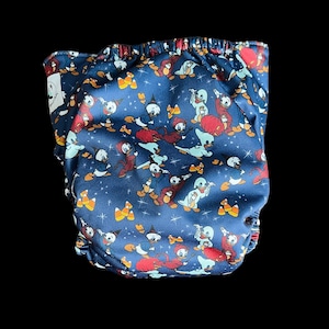 Trickin' and Treatin' Cloth Diaper | Huey Dewey Louie Cloth Diaper | Halloween Cloth Diaper | Disney Cloth Diaper | Pocket Cloth Diaper |