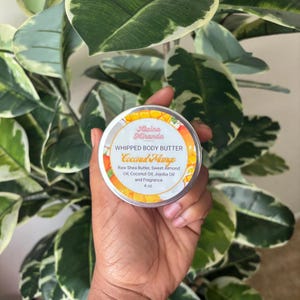 Coconut Mango Whipped Body Butter: Natural Skincare for Dry Skin