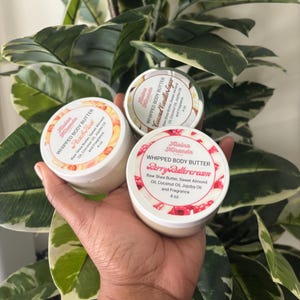 Whipped Body Butter for Dry Skin – Handmade Natural Skincare | Small Batch Moisturizer
