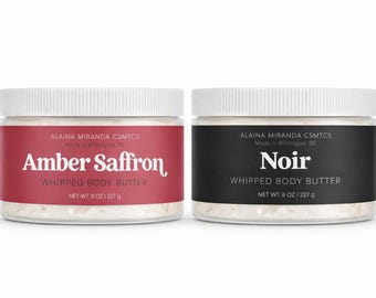 Whipped Shea Butter, Made with Jojoba Oil, Set of Two
