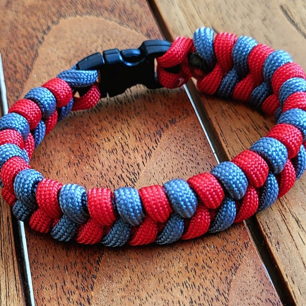 Ohio State Buckeyes Scarlet & Gray Paracord Bracelets