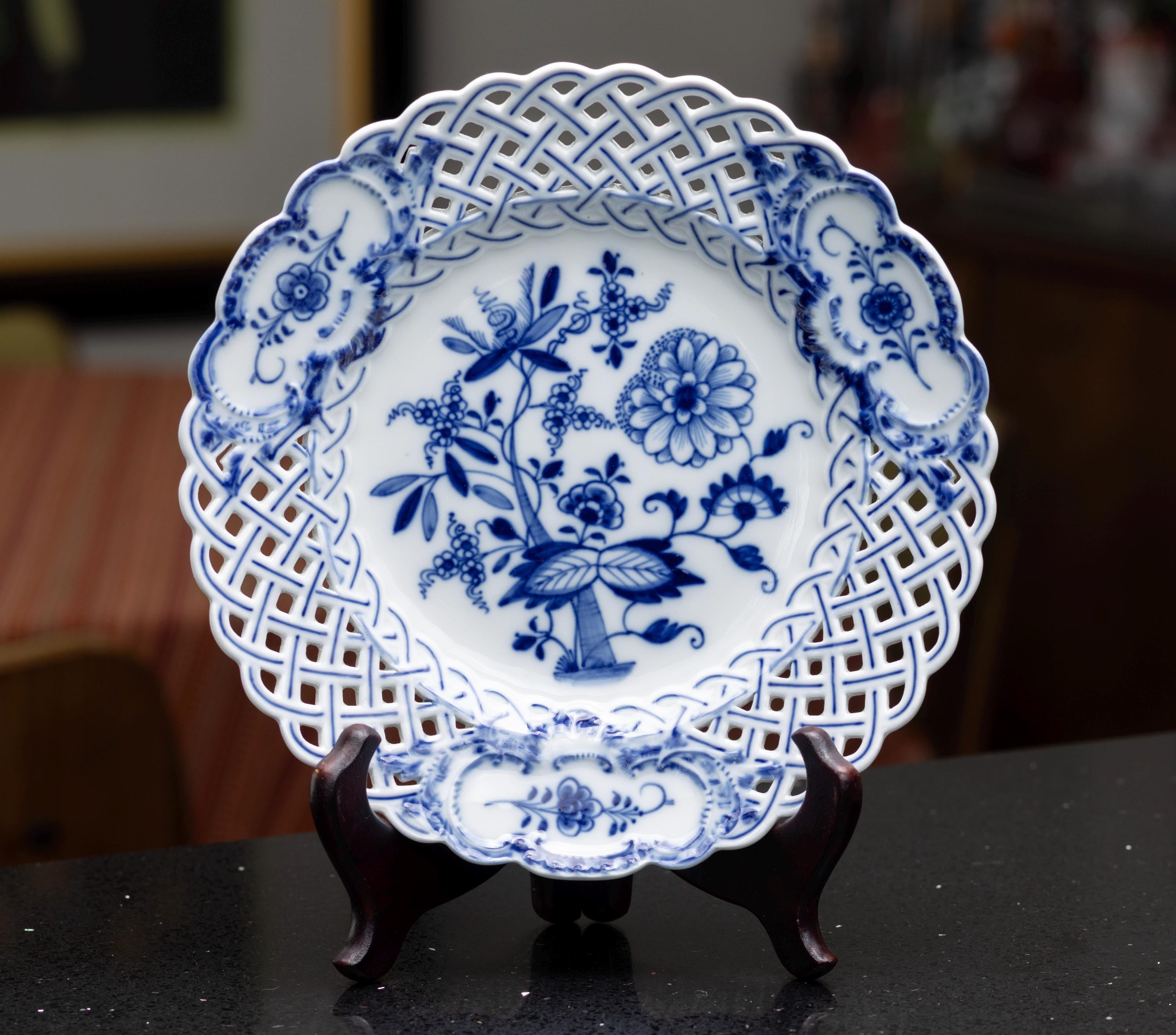 Meissen Blue and White Plates - Etsy