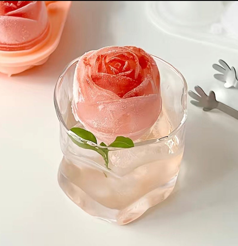 TTLIFE 1PC Bar Rose Flower Molds Silicone Ice Shape Silicone Fondant  Perfumes Home Decorative Candles Scented Epoxy Resin