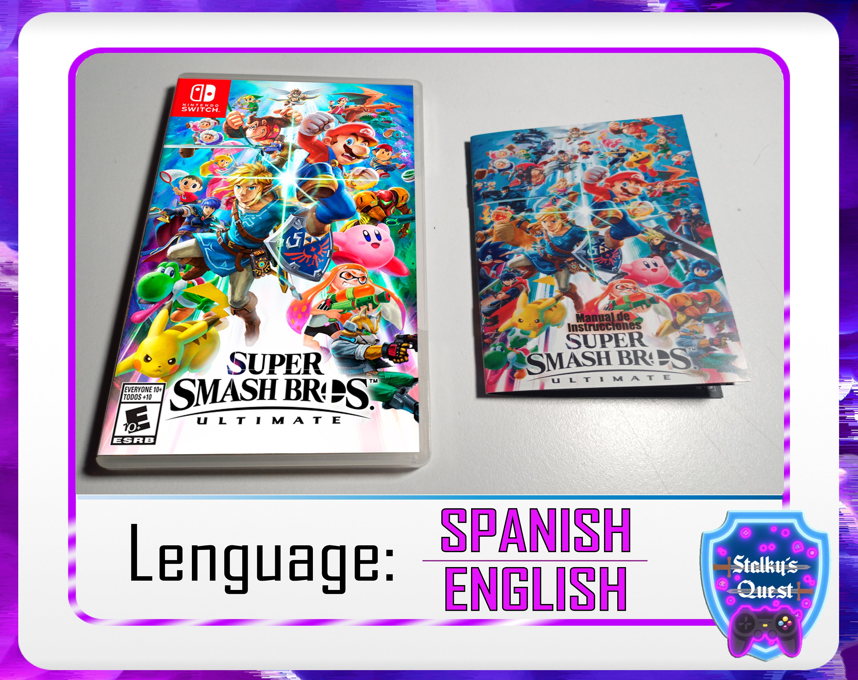 Do nintendo switch games on sale come with manuals
