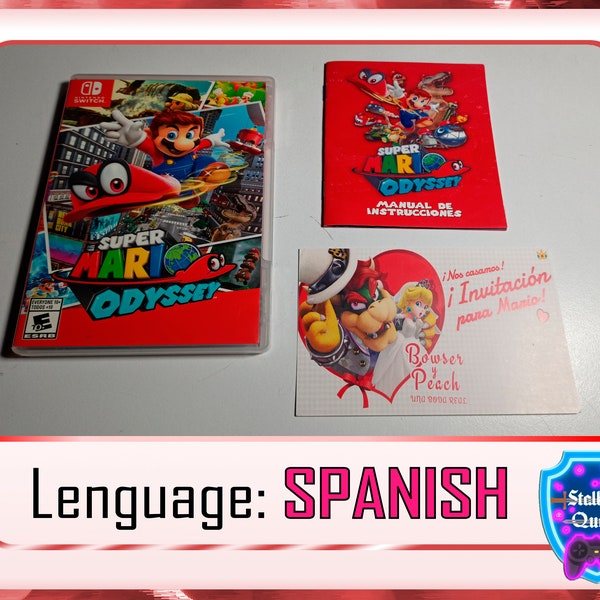 Super Mario Odyssey Manual - Etsy