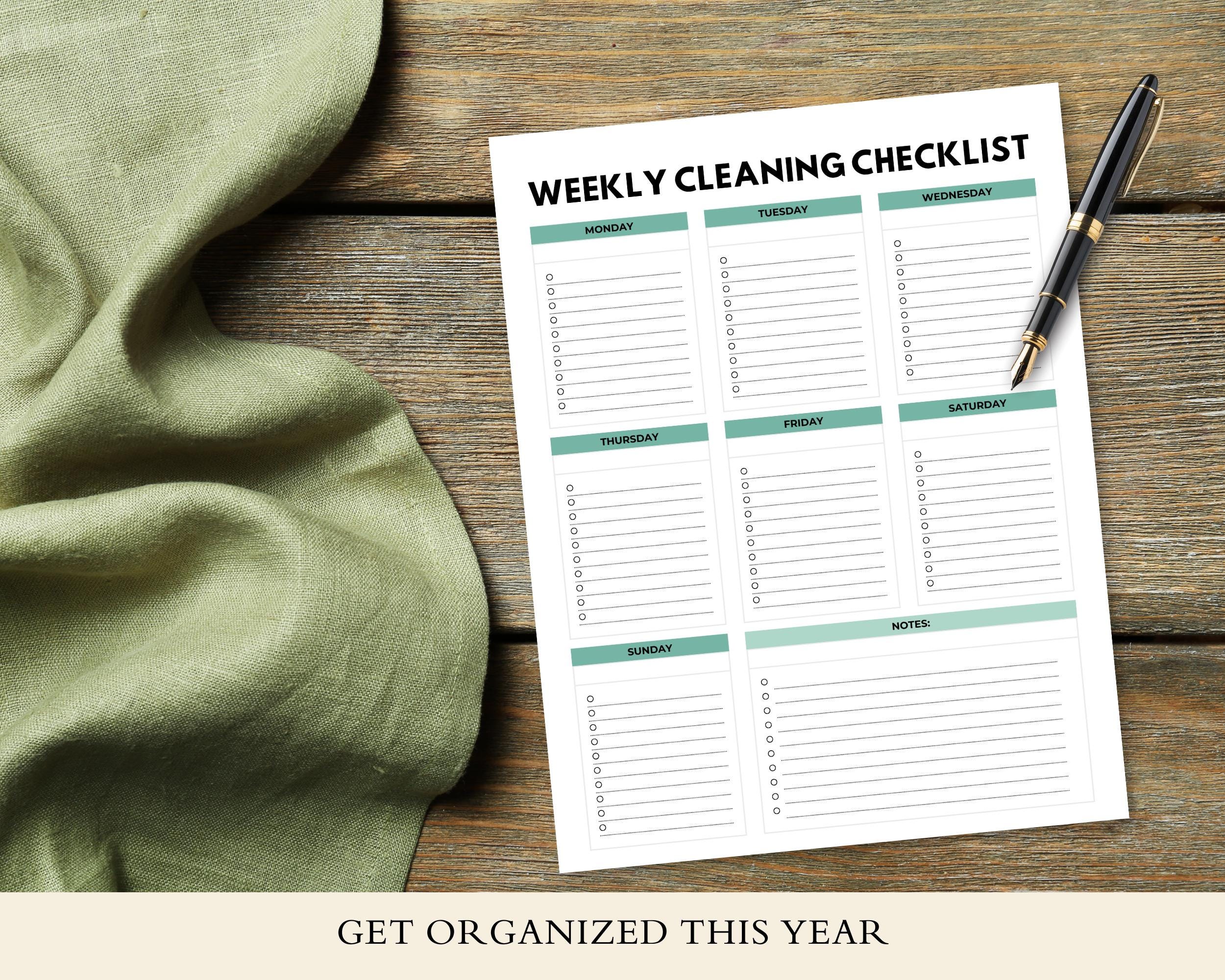 Homemaker Checklist & Guide Binder PDF, Homemaking Digital Downloads ...