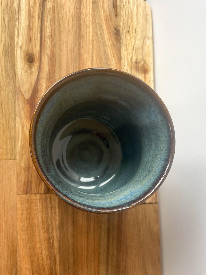 Blue Handless Mug Pot - Etsy