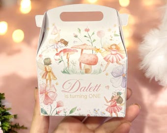 Fairy Tale Party Favor Box: Custom Birthday Treat Box