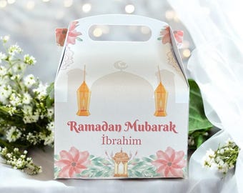 Personalized Ramadan Gift Box: Eid Mubarak Treat Favor Bag